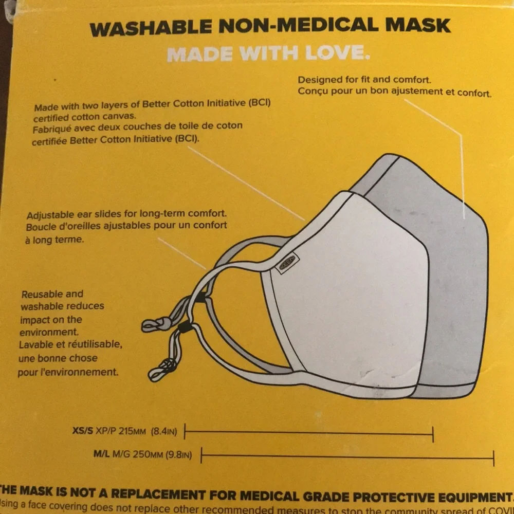 Keen NEW in Package 2 M/L Watercress Green Pair of Washable Reusable Face Masks